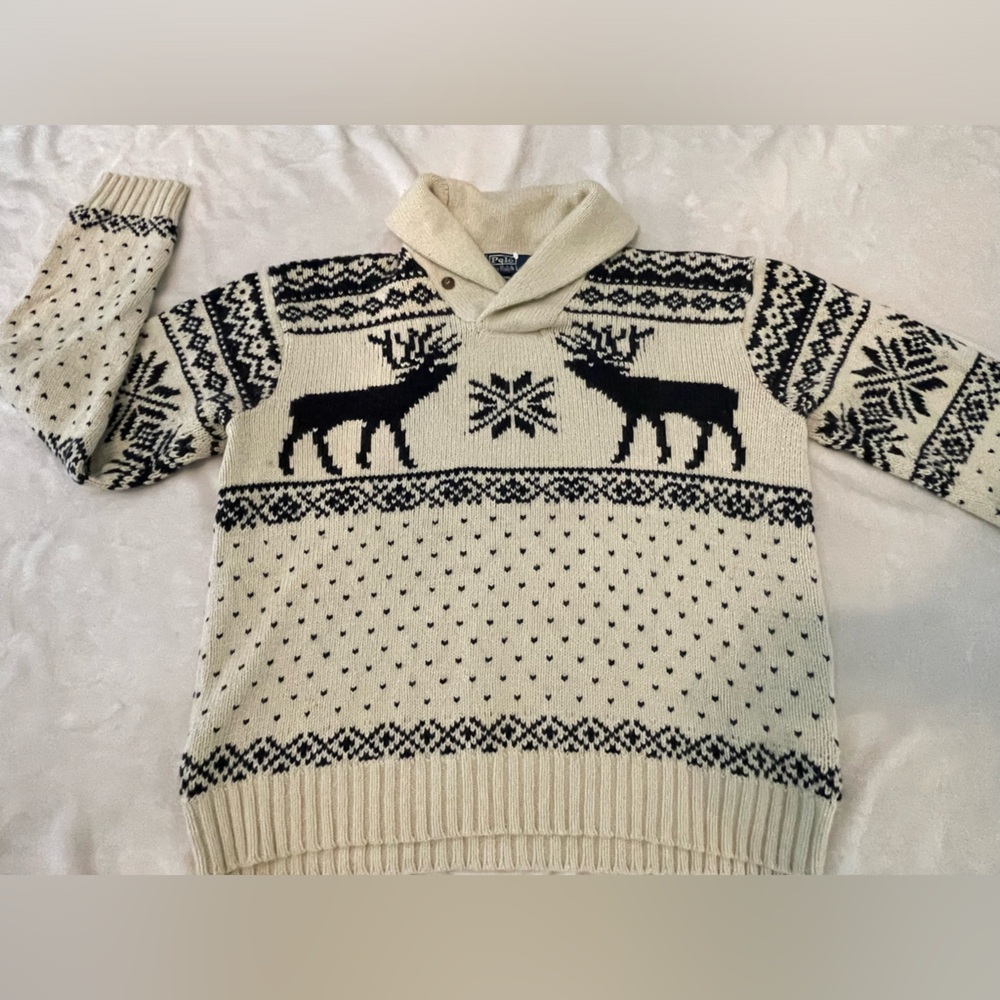 Men’s Ralph Lauren Polo reindeer sweater